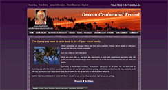 Desktop Screenshot of dreamcruiseandtravel.com